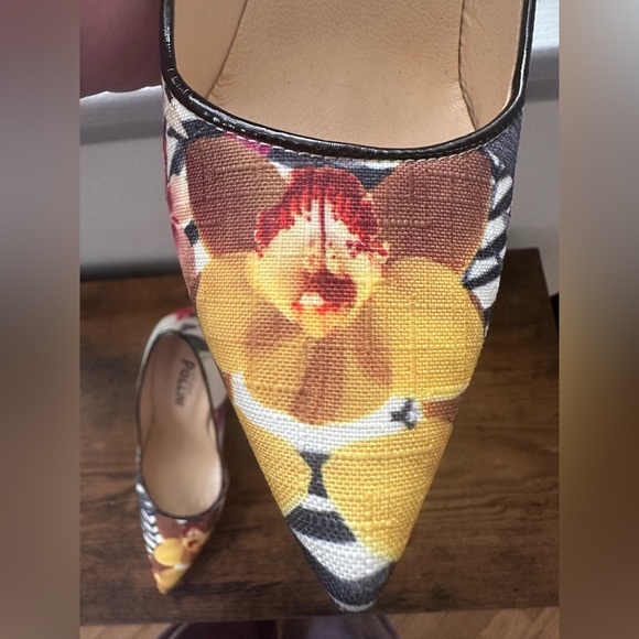 Never worn gorgeous Studio Pollini flower shoes size 36 - Picture 9 of 10